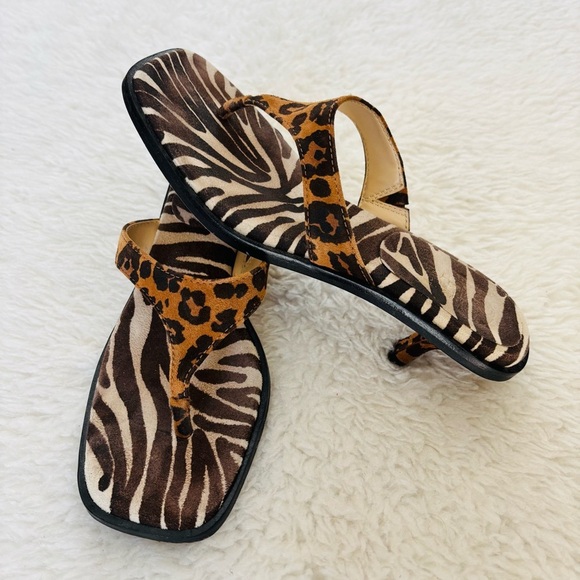 Vince Camuto Animal Print Women's Sandals size 7 M - Picture 2 of 11